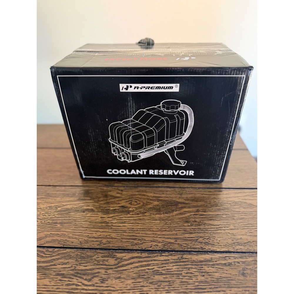 A-Premium Coolant Reservoir ET03009-C New Black White Box Flaws Replacement Part